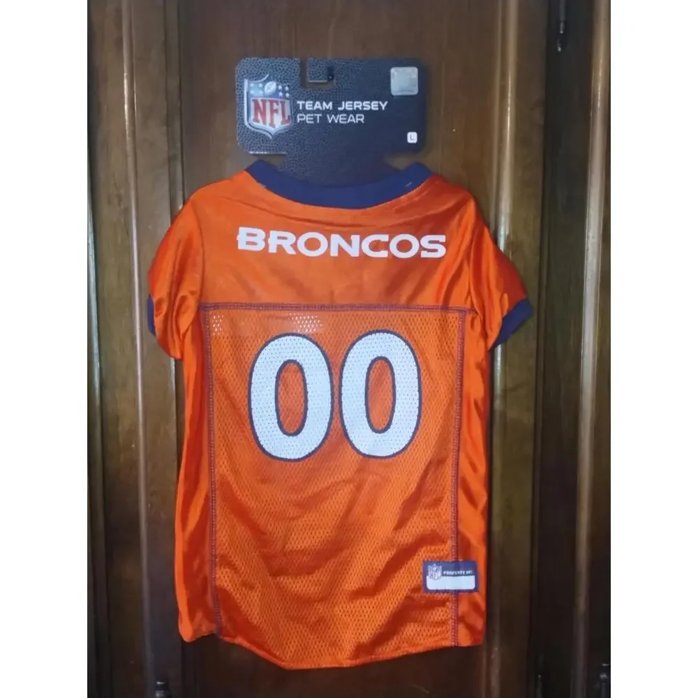 Denver broncos‎ dog team jersey size large